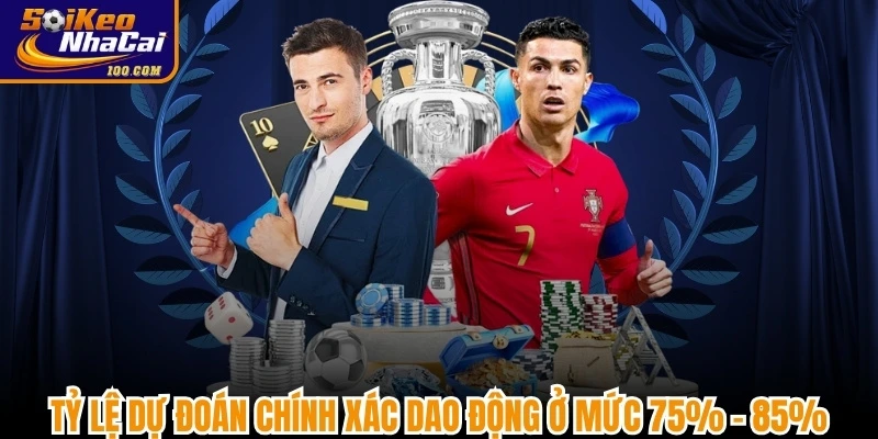 Tỷ lệ dự đoán chính xác thường dao động ở mức 75% - 85%